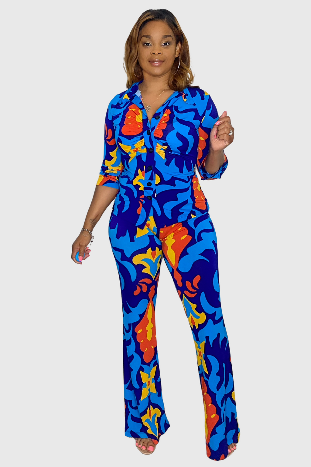 "Blue Breeze" Tropical piece set