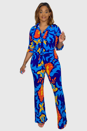 "Blue Breeze" Tropical piece set